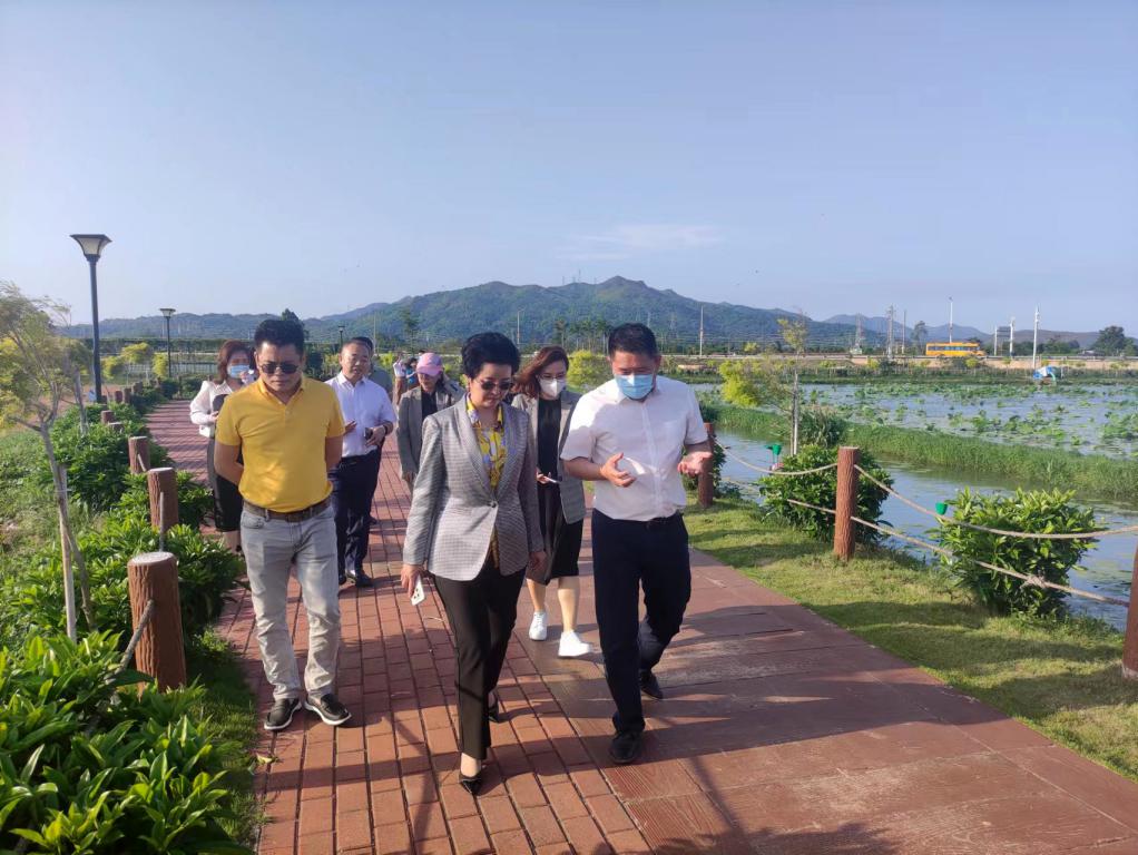 省生态建复协会轮值会长单元J9集团集团带队赴汕尾全域地皮整治军民融合试点项目调研