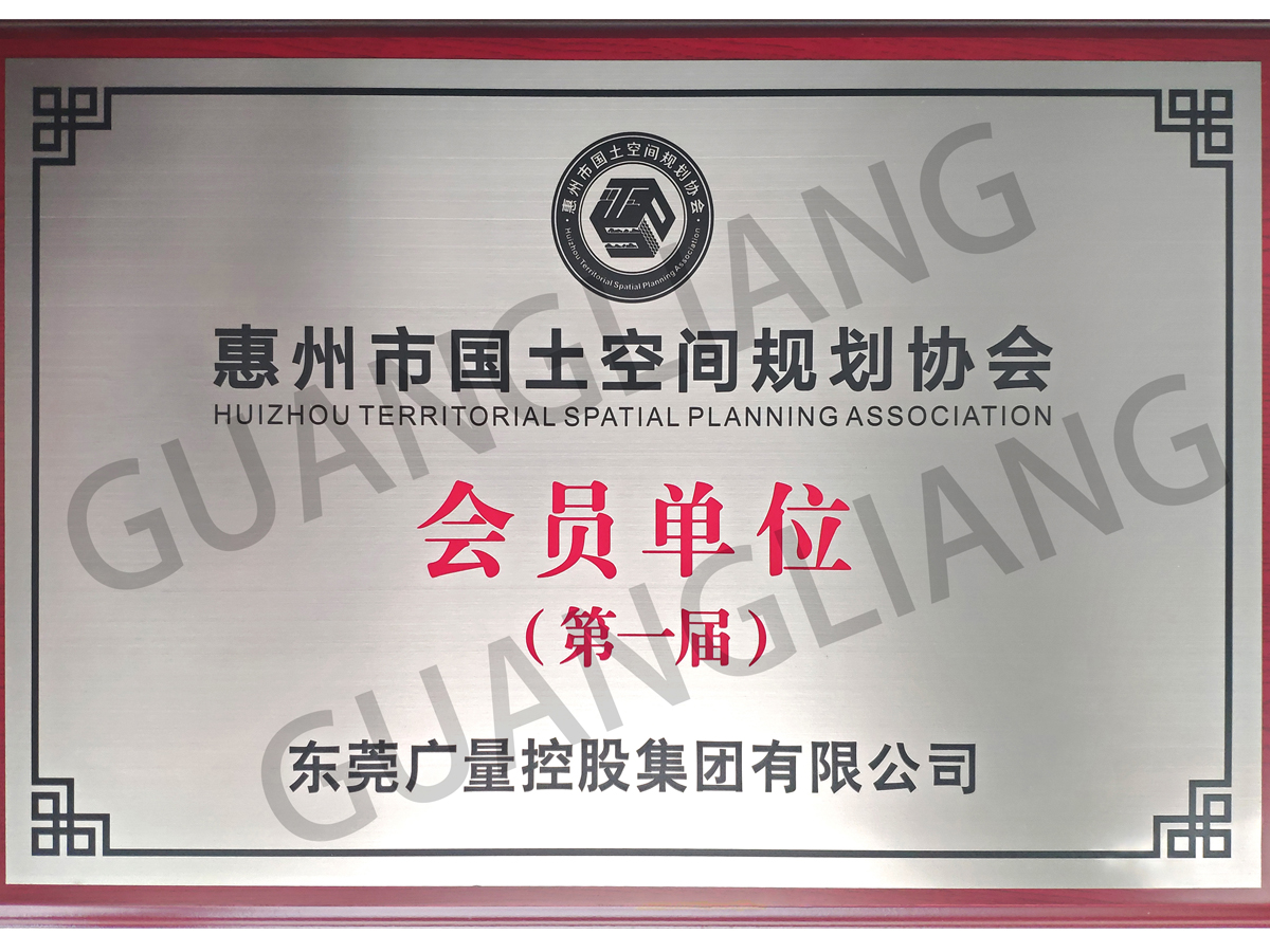 惠州市河山空间规划协会第一届会员单元